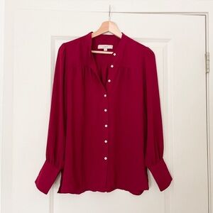 Loft button up blouse
